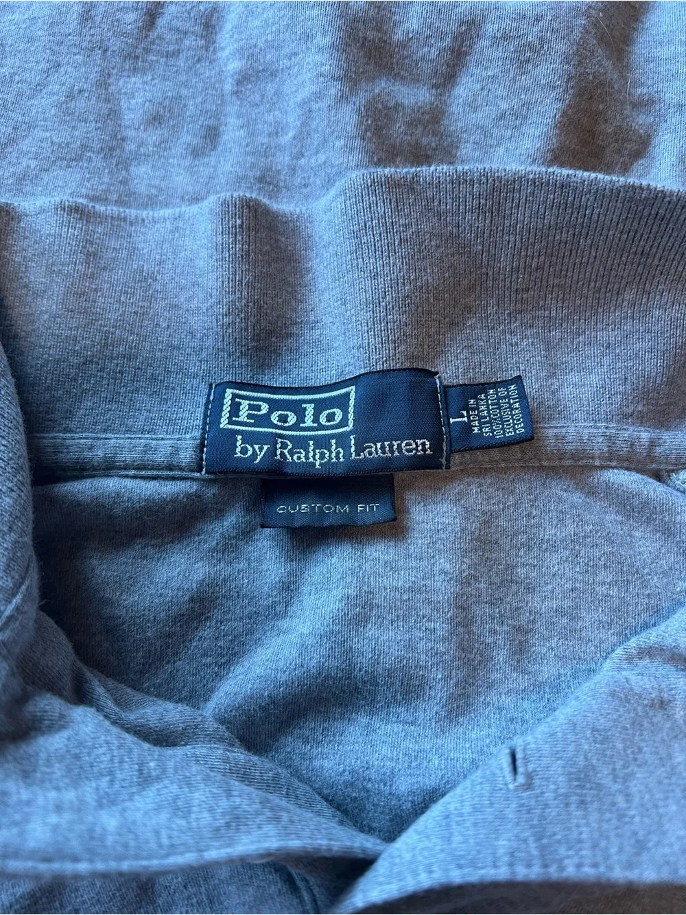 Polo by Ralph Lauren Blue-Gray Crewneck